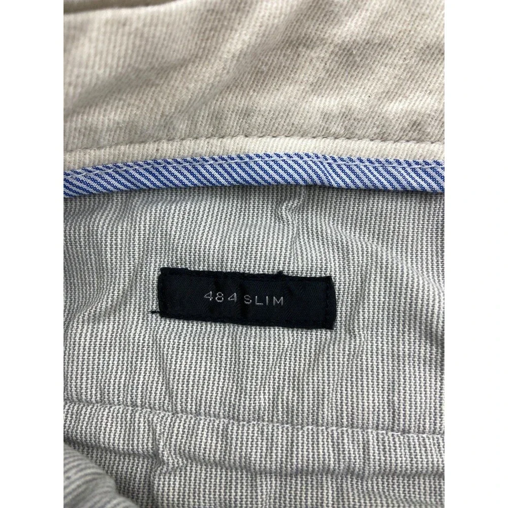 J CREW Stretch Mens 32x32 Beige 484 Slim Soft Cotton Khaki/Chino Pants